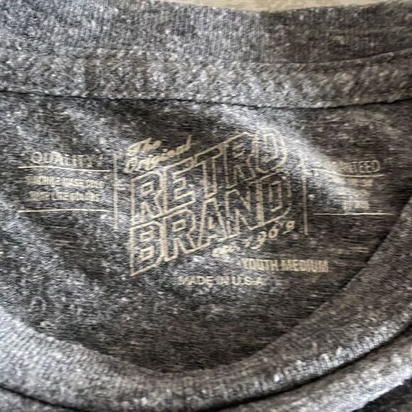 The Original Retro Brand Boys Grey ‘I’m Just Here for the Candy’ L/S Shirt - Picture 4 of 5